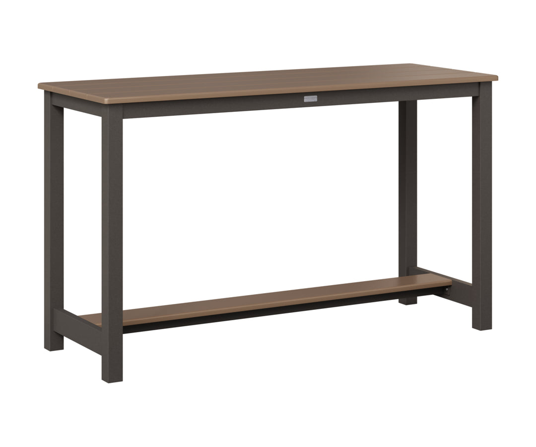 Balcony Table - Hammered Top - Aluminum Base - Counter Height