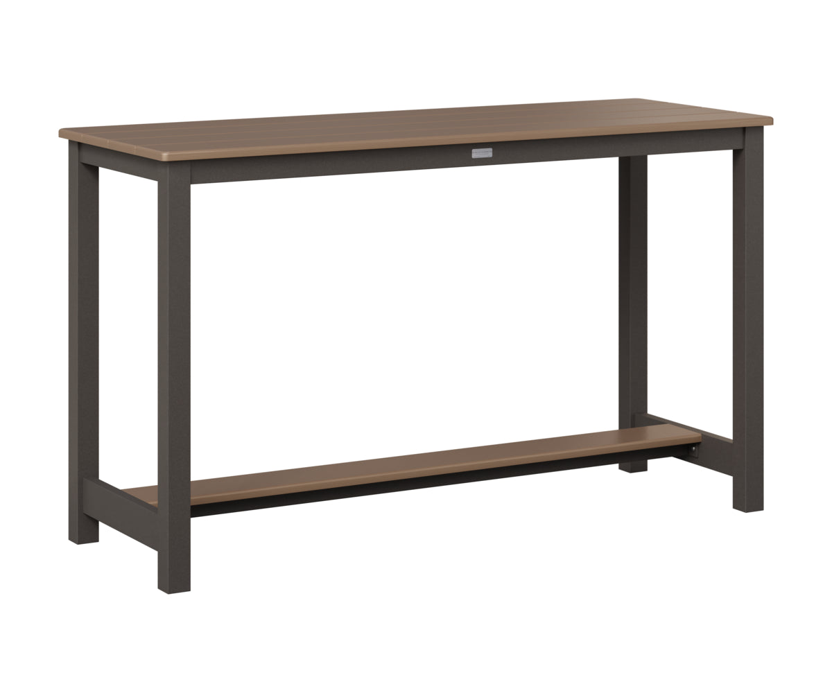 Balcony Table - Hammered Top - Aluminum Base - Counter Height