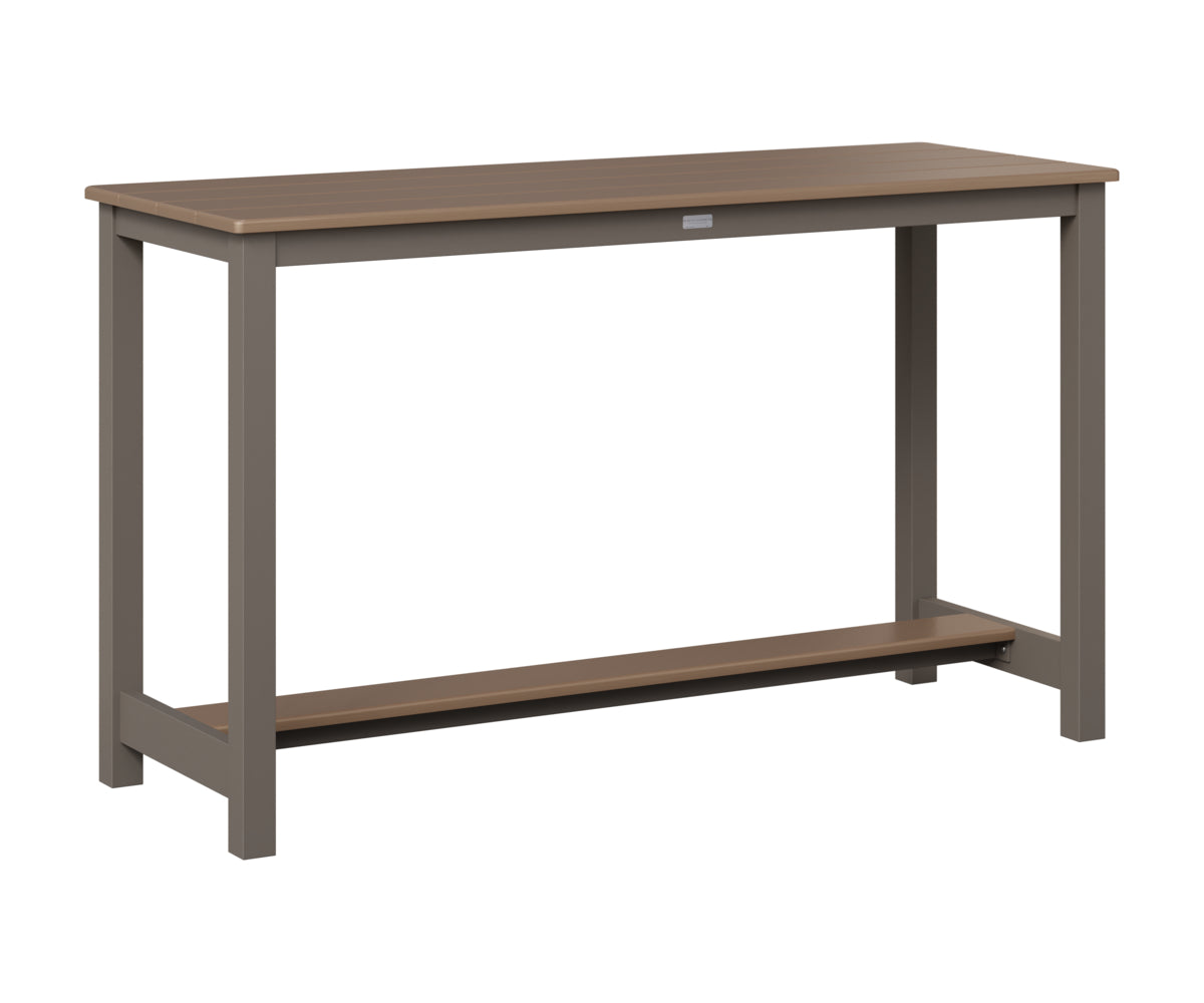 Balcony Table - Hammered Top - Aluminum Base - Counter Height