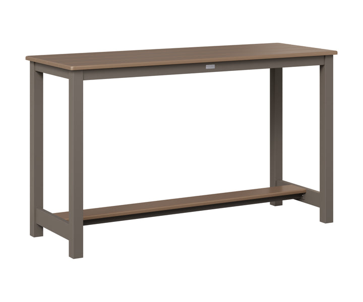 Balcony Table - Hammered Top - Aluminum Base - Counter Height