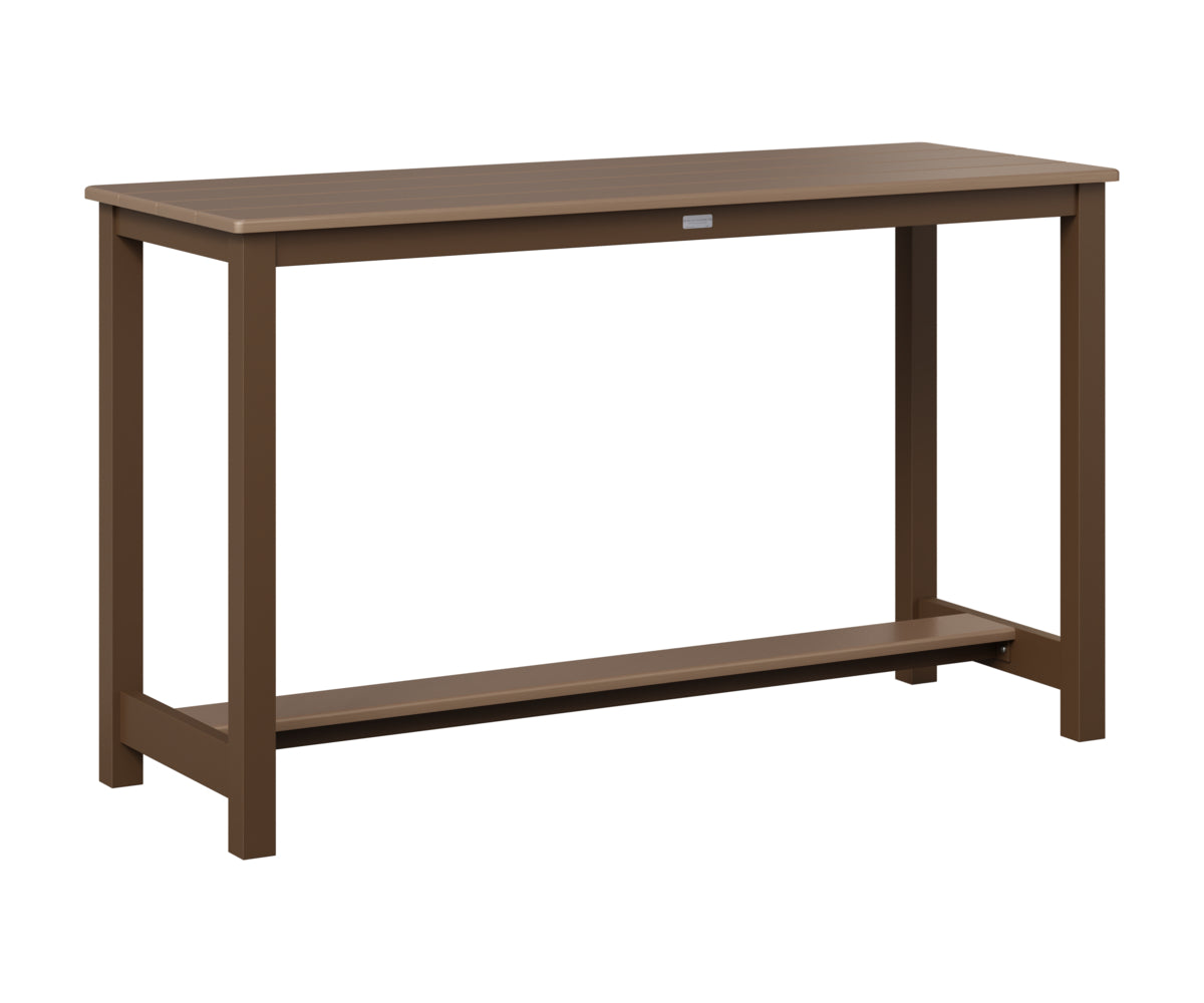 Balcony Table - Hammered Top - Aluminum Base - Counter Height