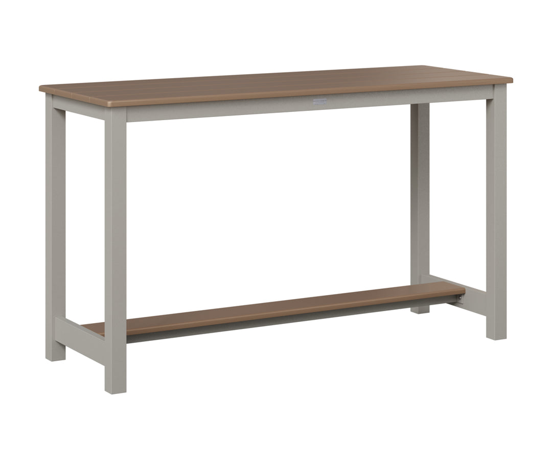 Balcony Table - Hammered Top - Aluminum Base - Counter Height