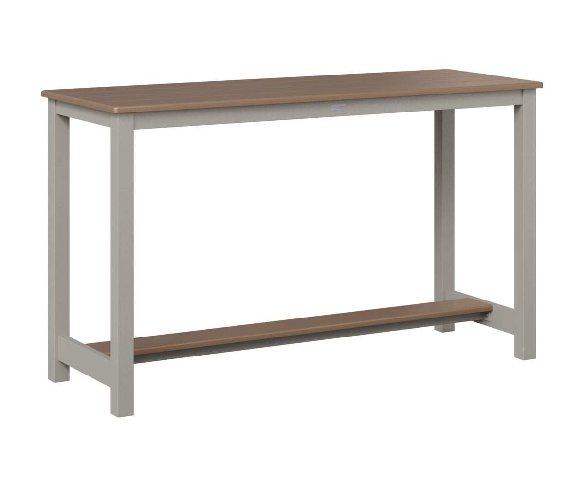 Balcony Table - Hammered Top - Aluminum Base - Counter Height