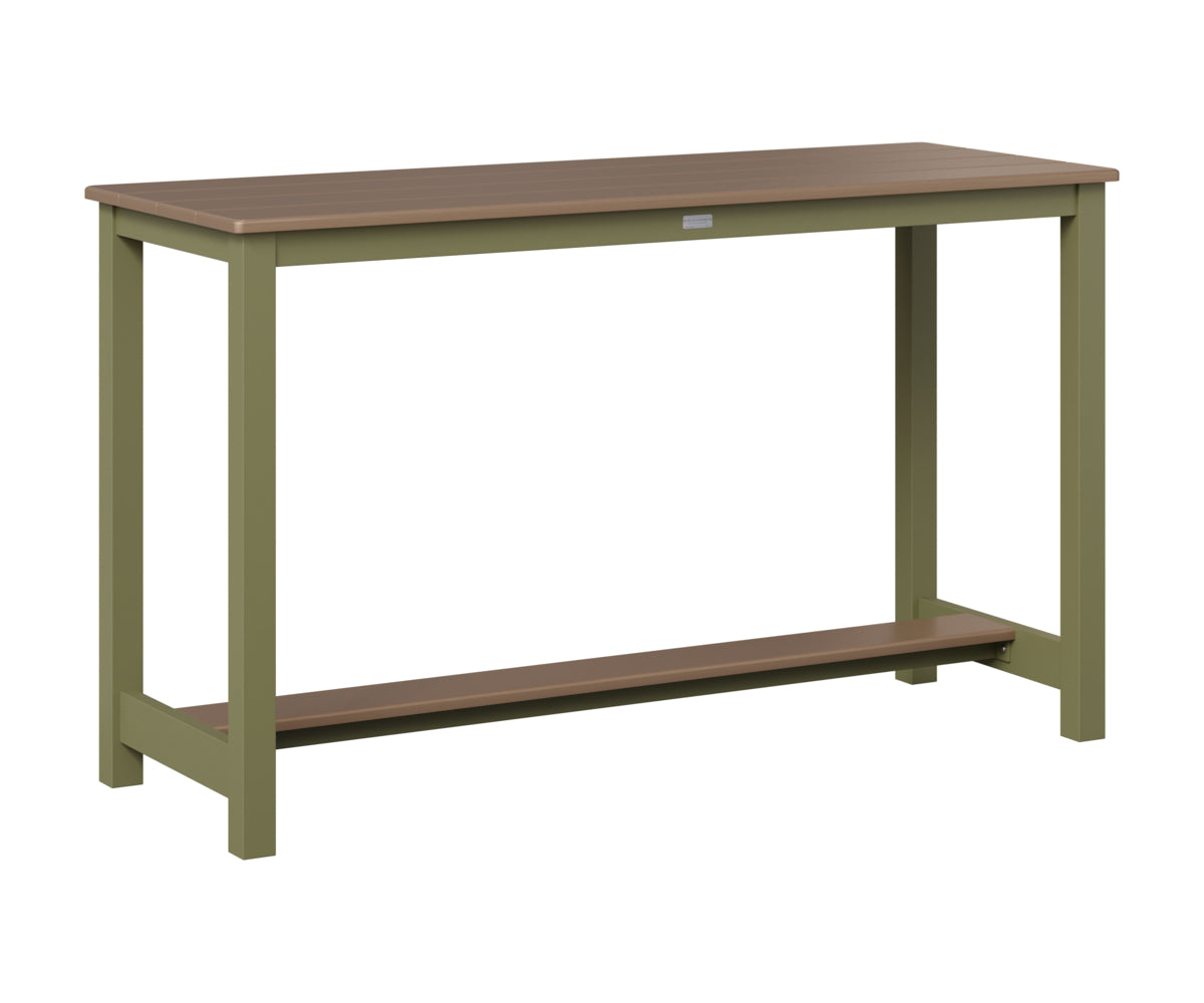 Balcony Table - Hammered Top - Aluminum Base - Counter Height
