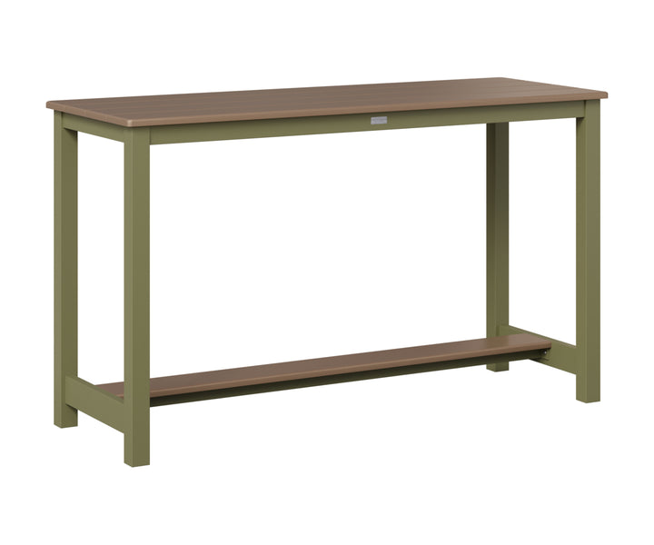 Balcony Table - Hammered Top - Aluminum Base - Counter Height