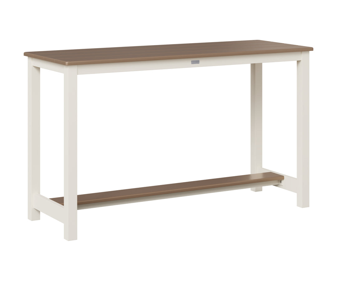 Balcony Table - Hammered Top - Aluminum Base - Counter Height