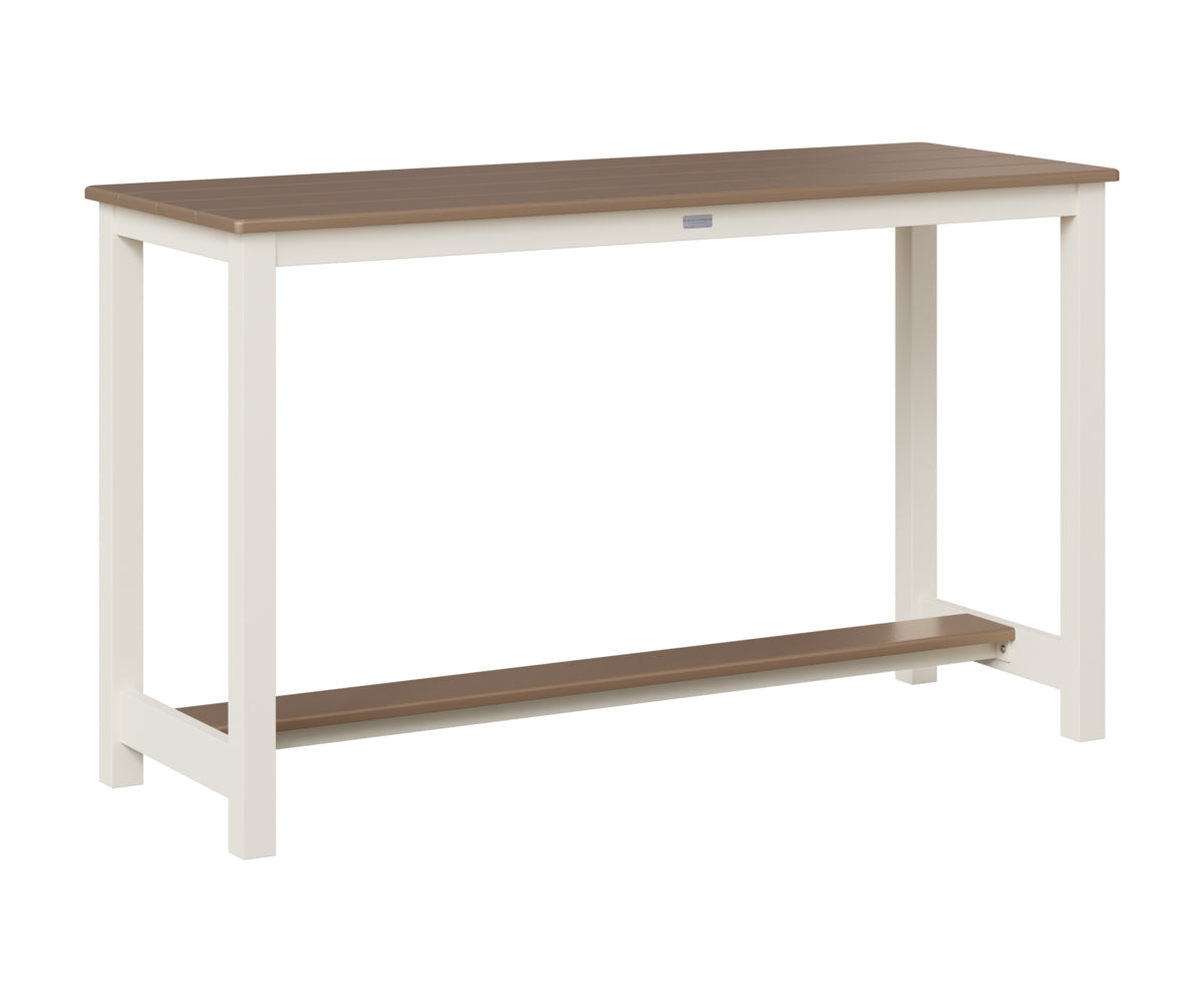 Balcony Table - Hammered Top - Aluminum Base - Counter Height