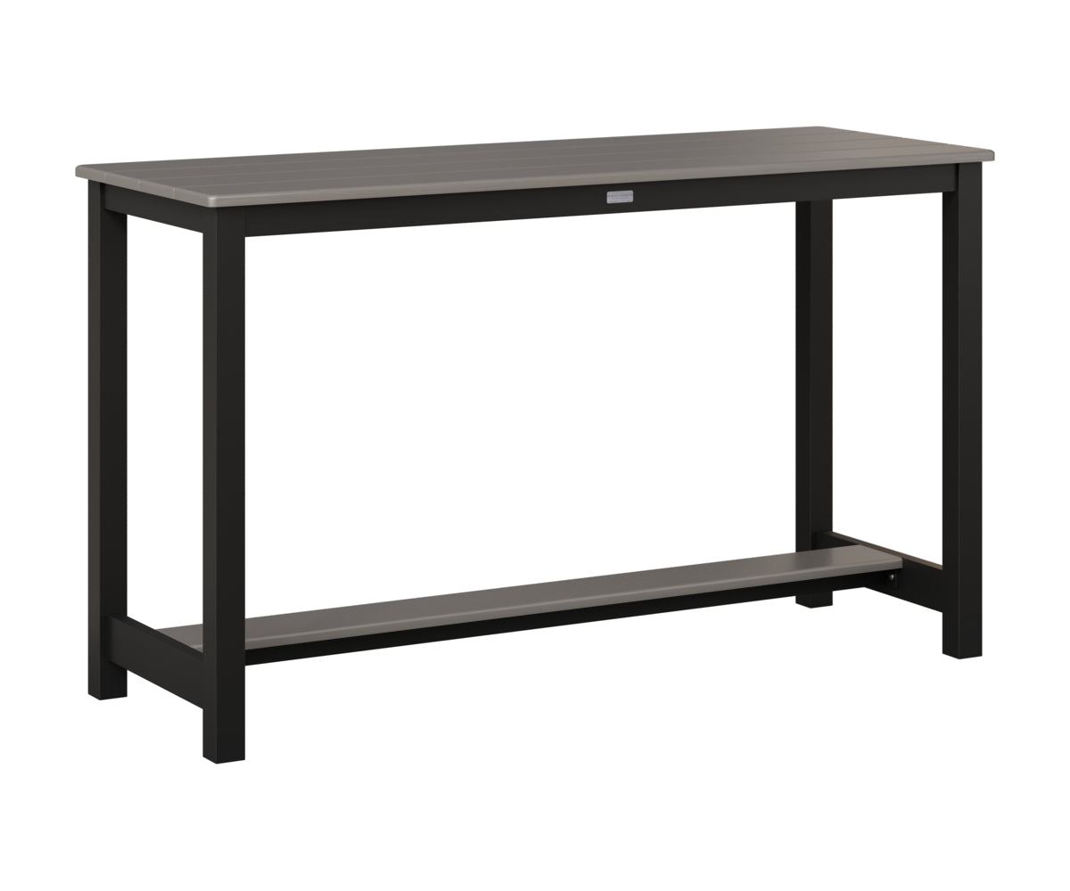 Balcony Table - Hammered Top - Aluminum Base - Counter Height