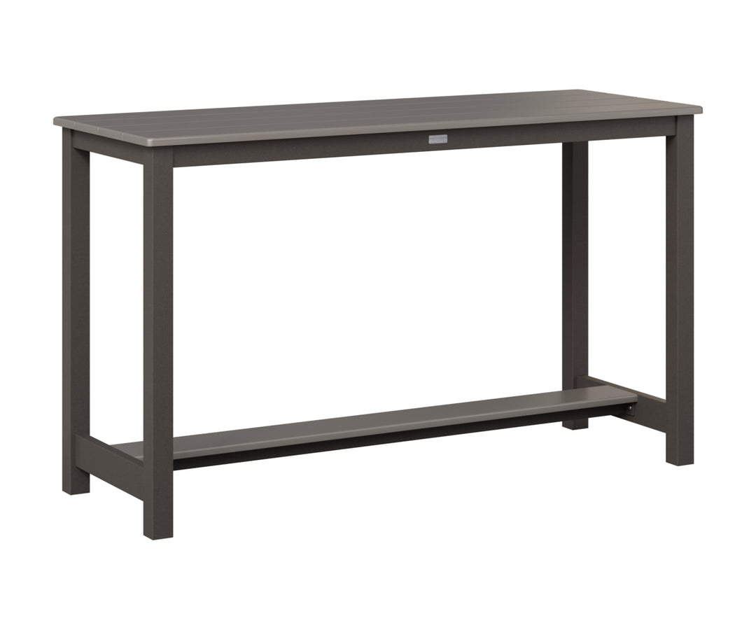 Balcony Table - Hammered Top - Aluminum Base - Counter Height