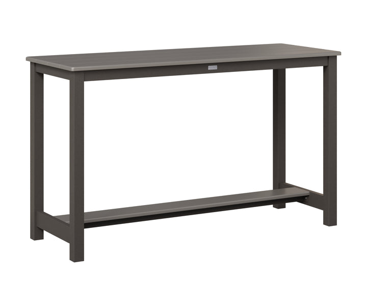 Balcony Table - Hammered Top - Aluminum Base - Counter Height