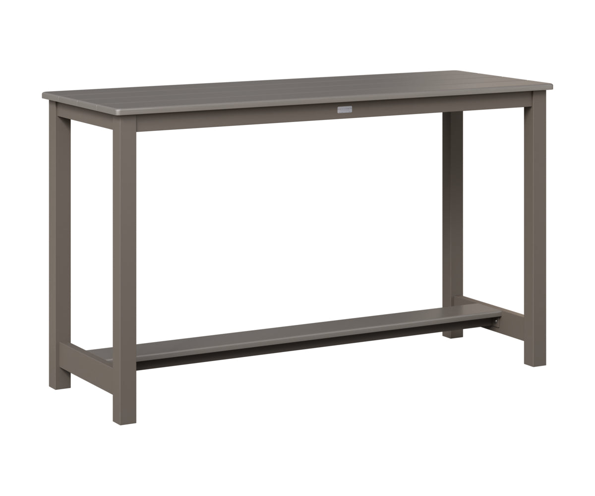 Balcony Table - Hammered Top - Aluminum Base - Counter Height