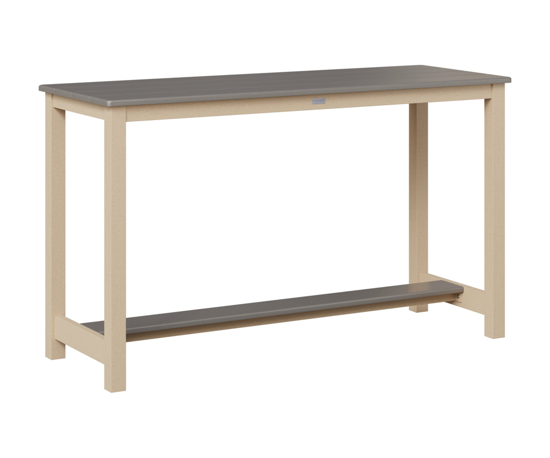 Balcony Table - Hammered Top - Aluminum Base - Counter Height