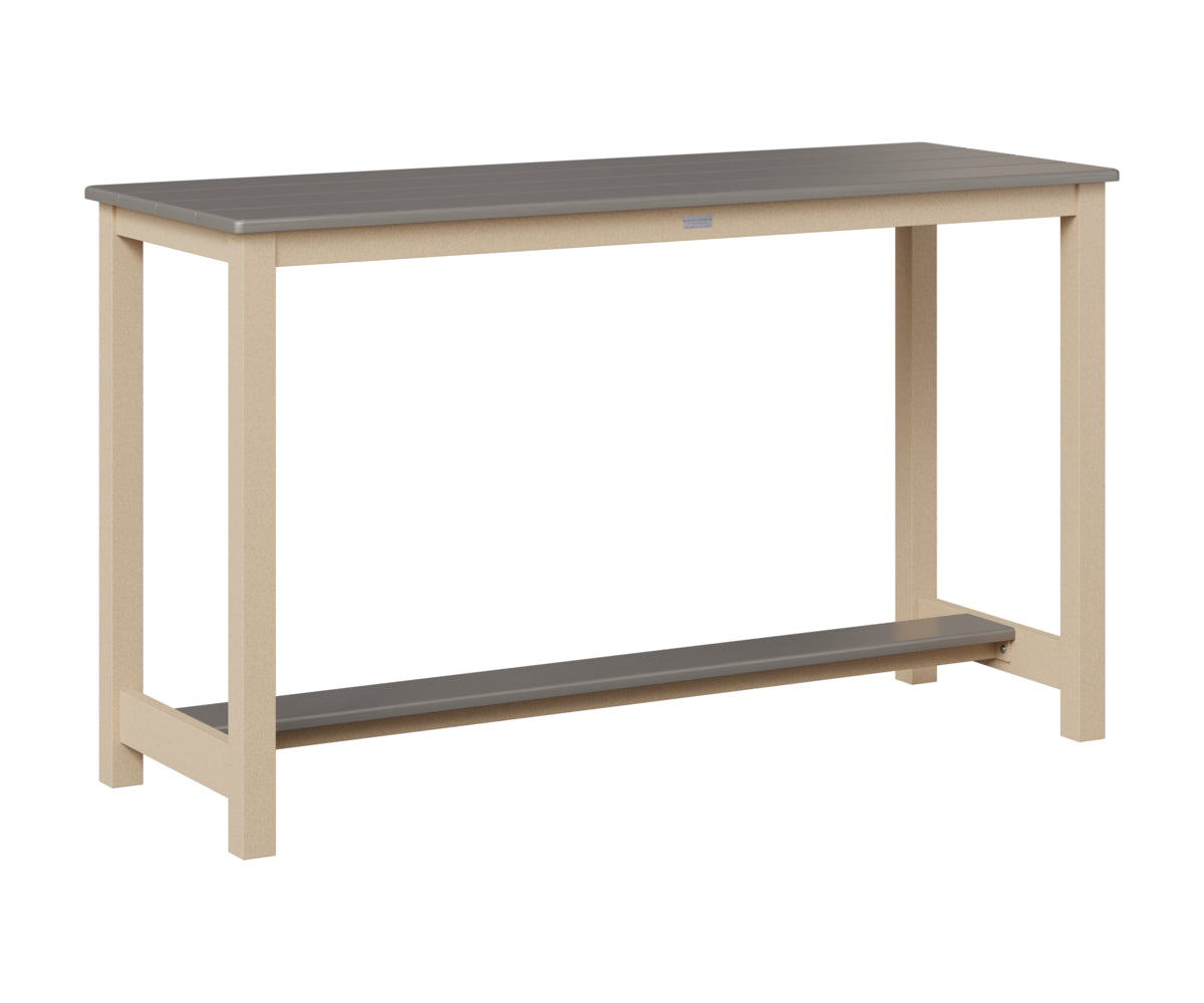 Balcony Table - Hammered Top - Aluminum Base - Counter Height