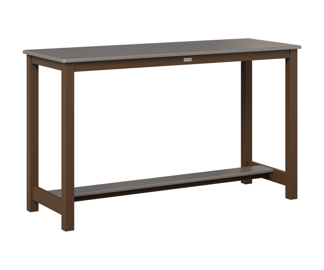 Balcony Table - Hammered Top - Aluminum Base - Counter Height