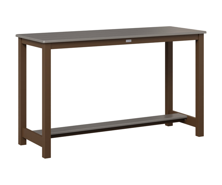 Balcony Table - Hammered Top - Aluminum Base - Counter Height