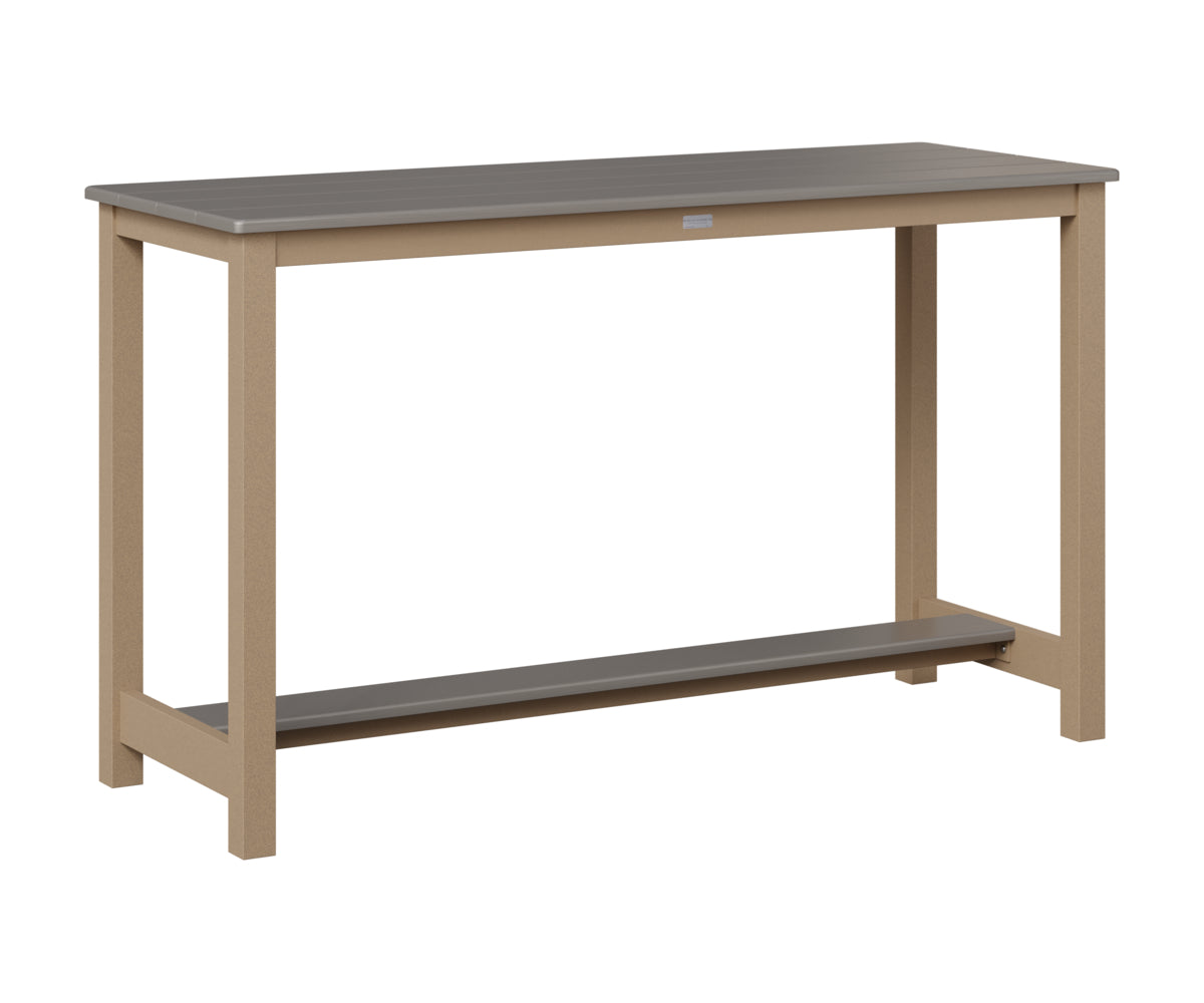 Balcony Table - Hammered Top - Aluminum Base - Counter Height