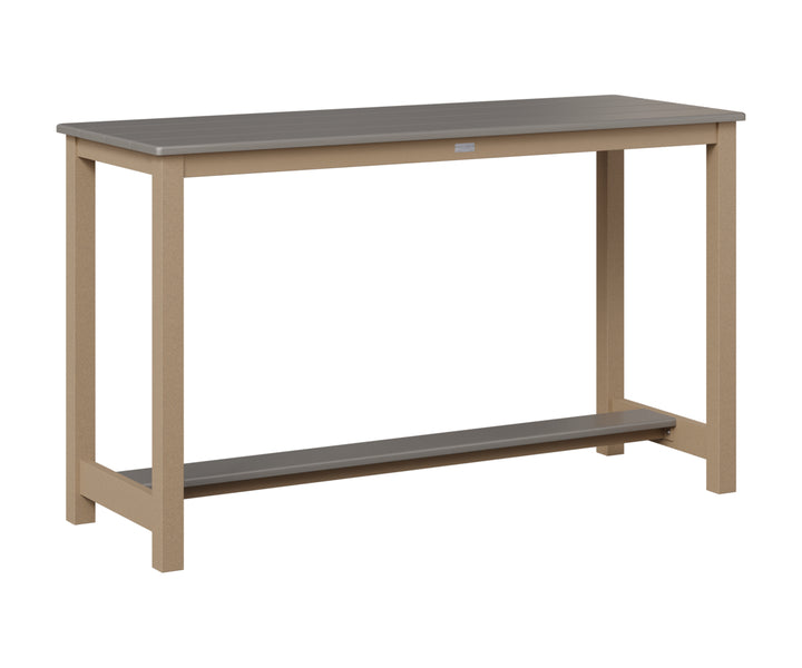Balcony Table - Hammered Top - Aluminum Base - Counter Height