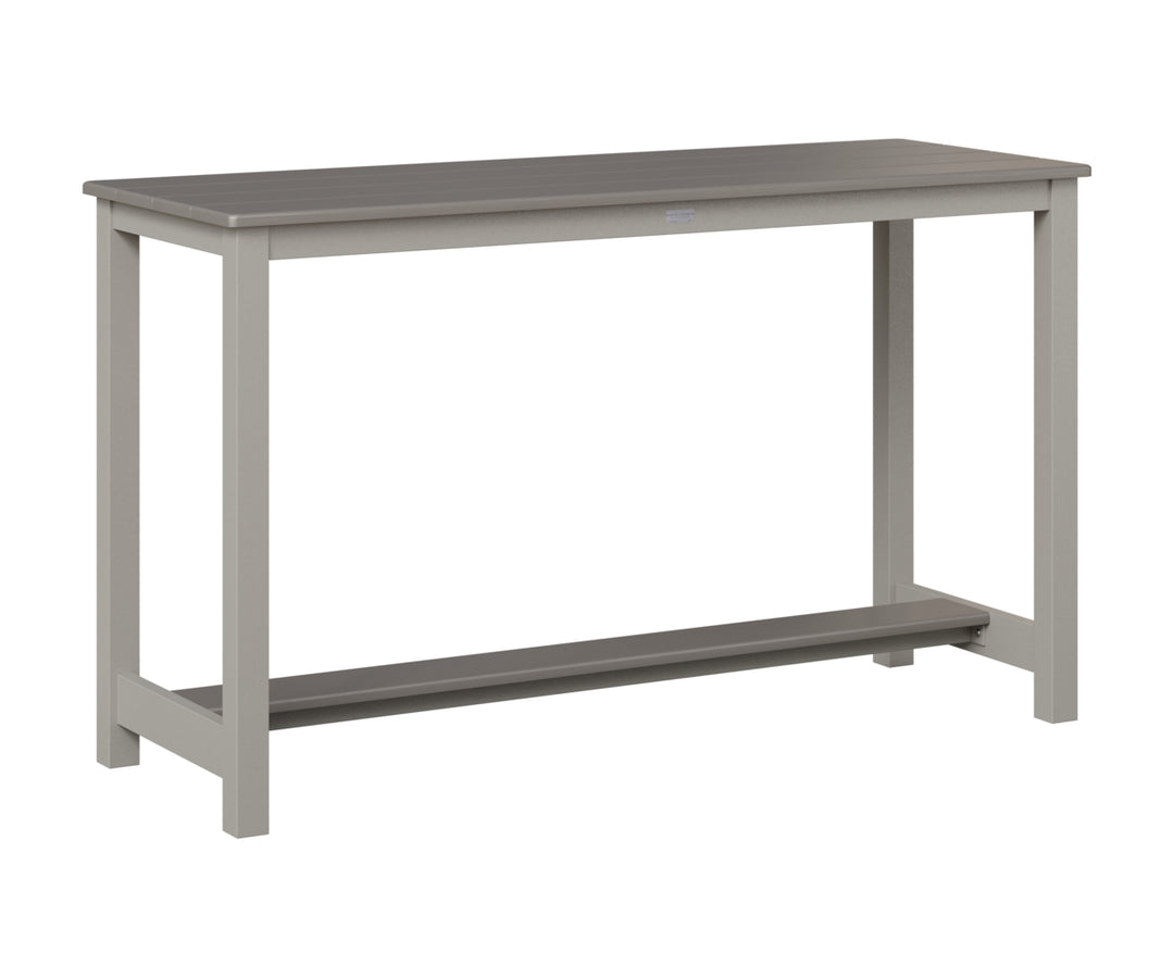 Balcony Table - Hammered Top - Aluminum Base - Counter Height