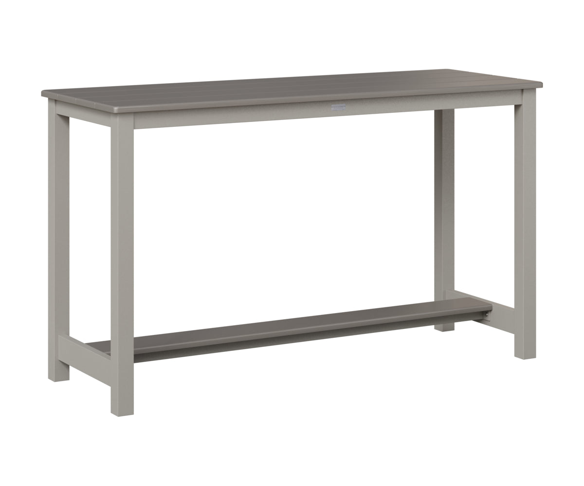 Balcony Table - Hammered Top - Aluminum Base - Counter Height