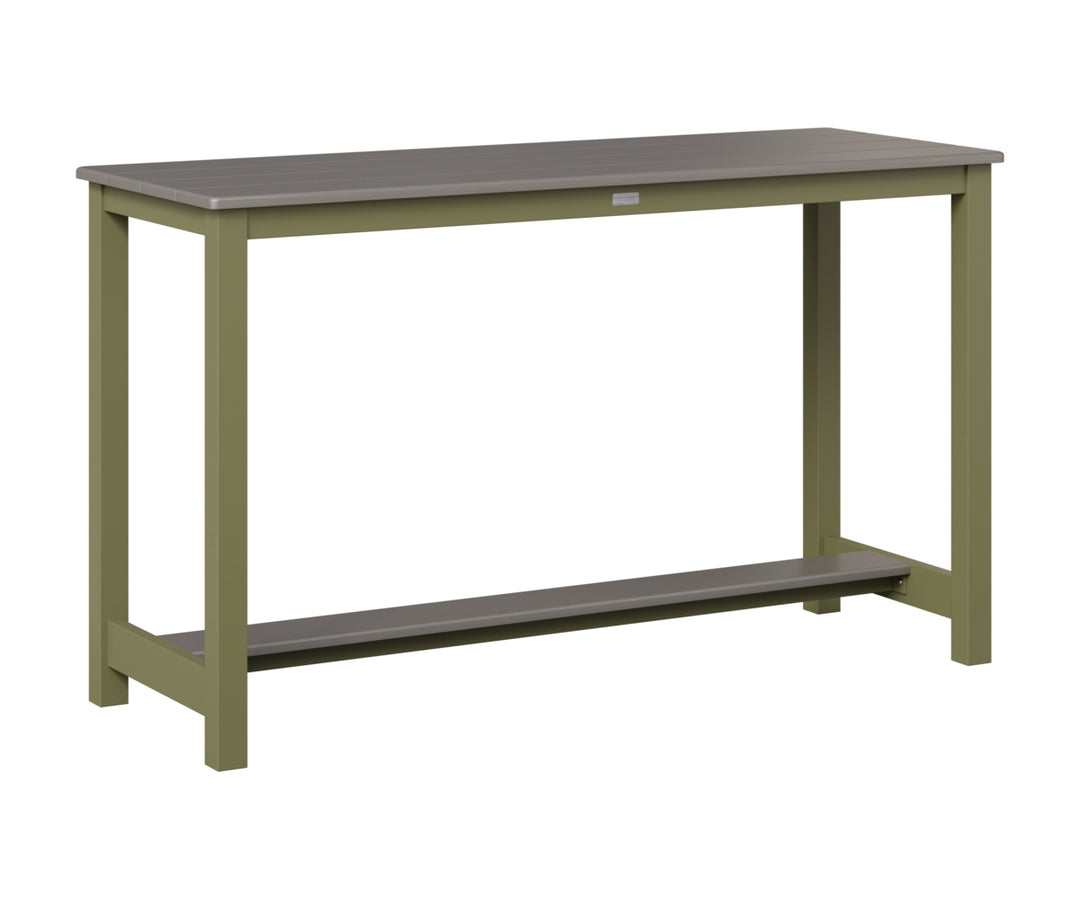 Balcony Table - Hammered Top - Aluminum Base - Counter Height