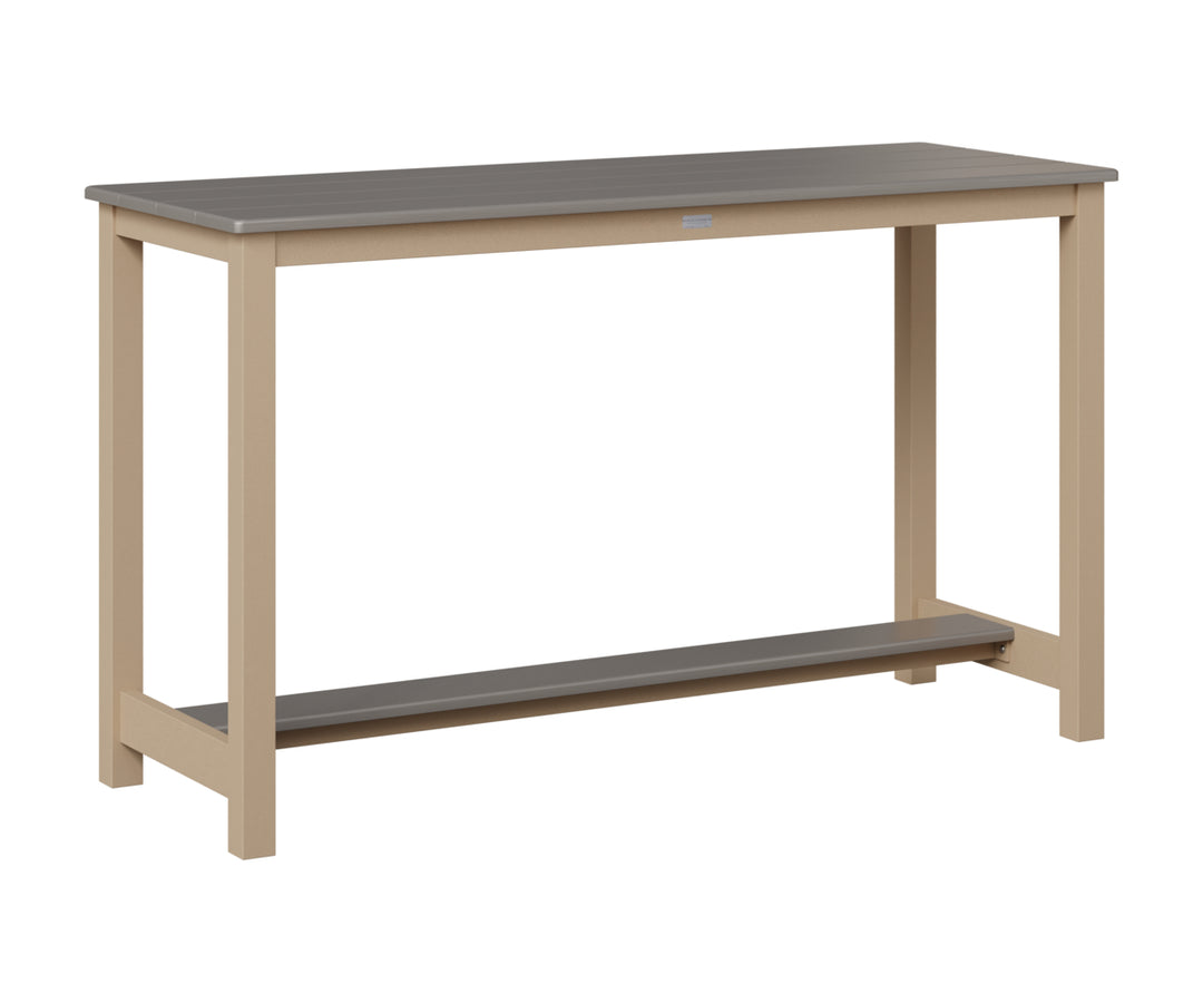 Balcony Table - Hammered Top - Aluminum Base - Counter Height