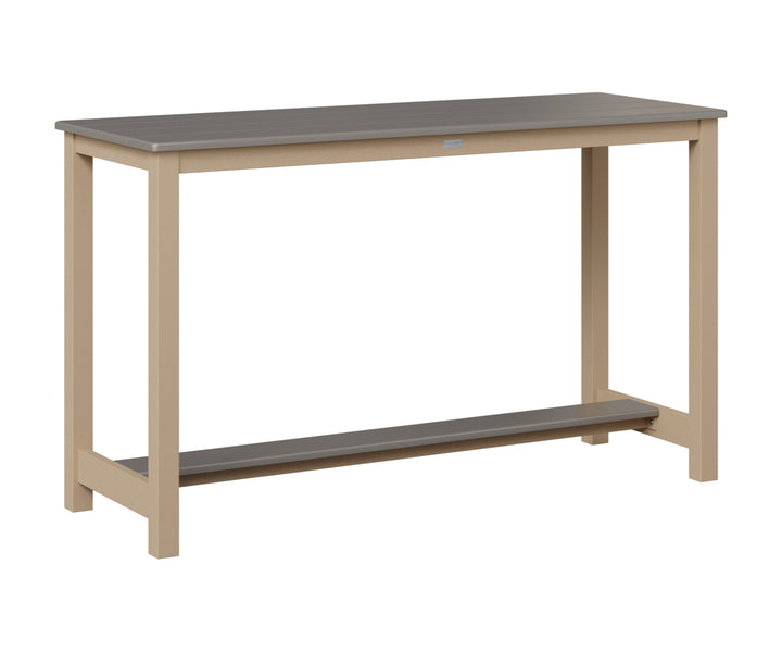Balcony Table - Hammered Top - Aluminum Base - Counter Height