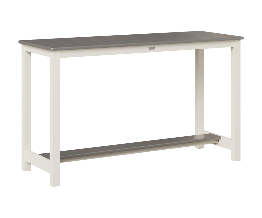Balcony Table - Hammered Top - Aluminum Base - Counter Height