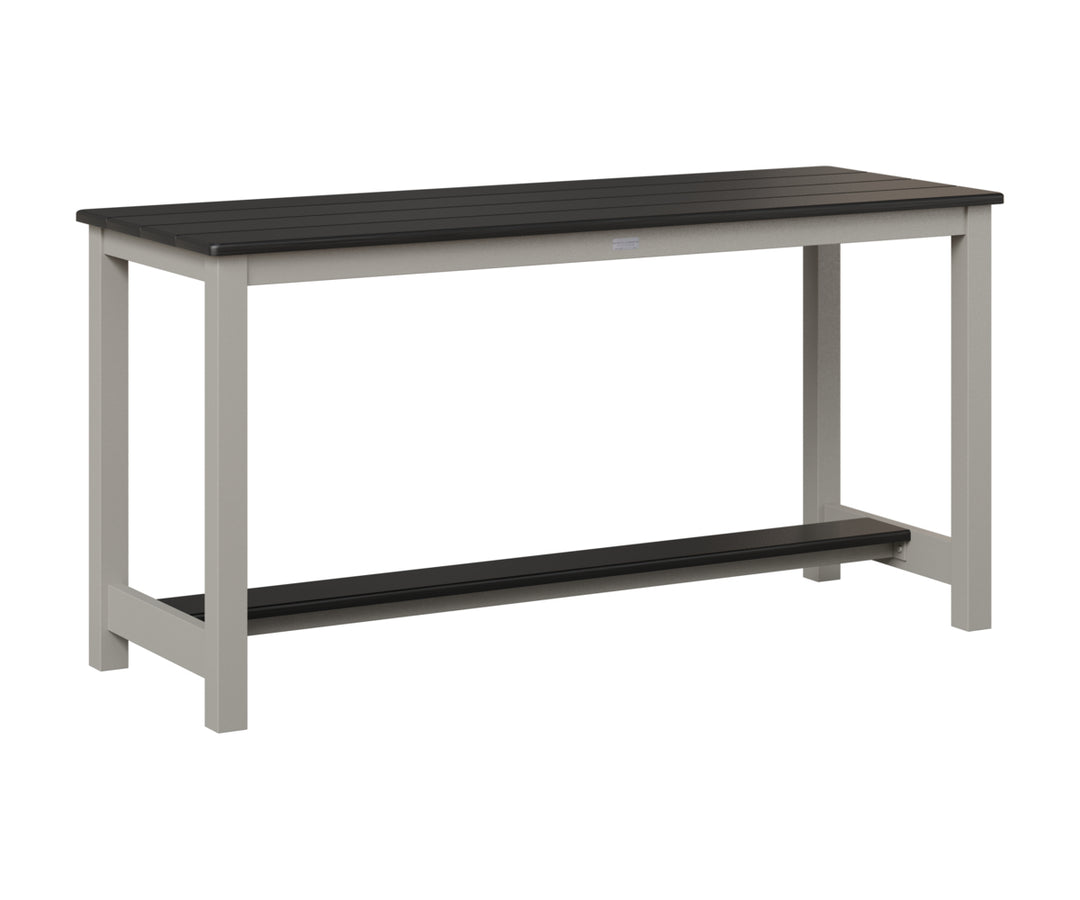 Balcony Table - Hammered Top - Aluminum Base - Dining Height