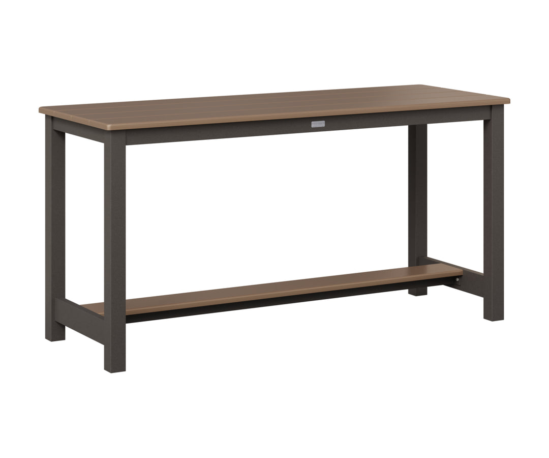 Balcony Table - Hammered Top - Aluminum Base - Dining Height