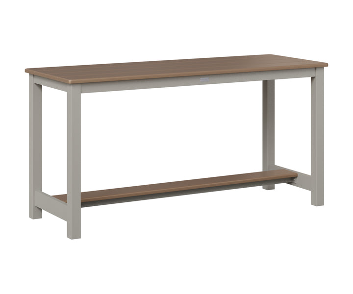 Balcony Table - Hammered Top - Aluminum Base - Dining Height