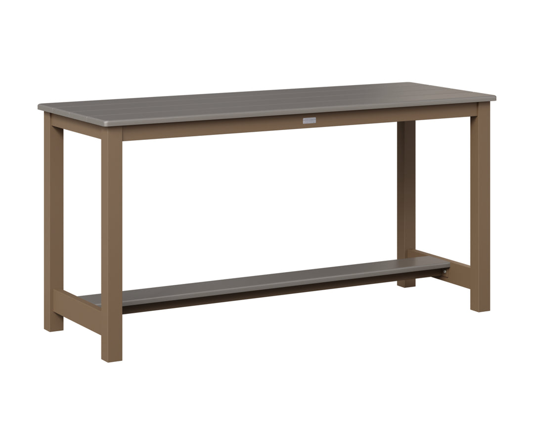 Balcony Table - Hammered Top - Aluminum Base - Dining Height