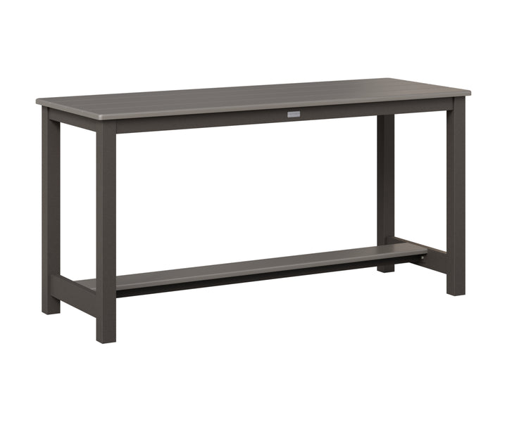 Balcony Table - Hammered Top - Aluminum Base - Dining Height