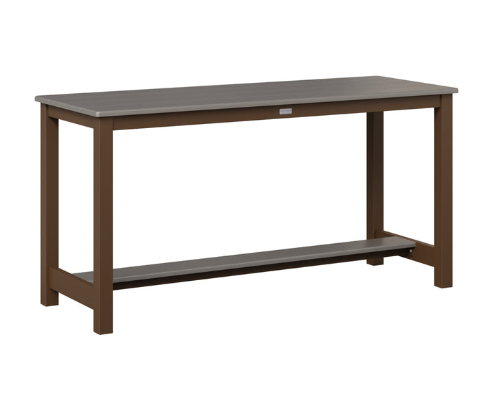 Balcony Table - Hammered Top - Aluminum Base - Dining Height
