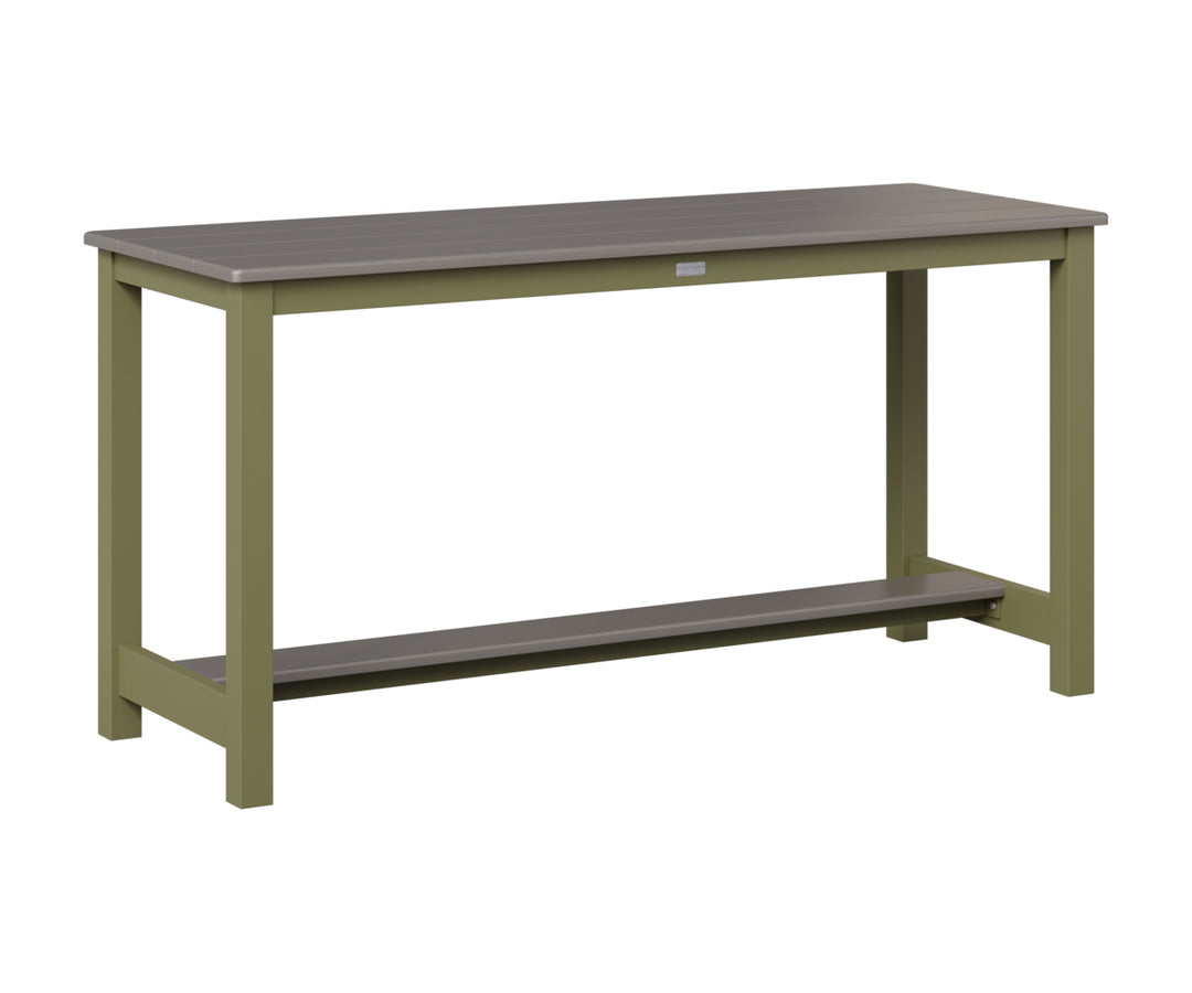 Balcony Table - Hammered Top - Aluminum Base - Dining Height
