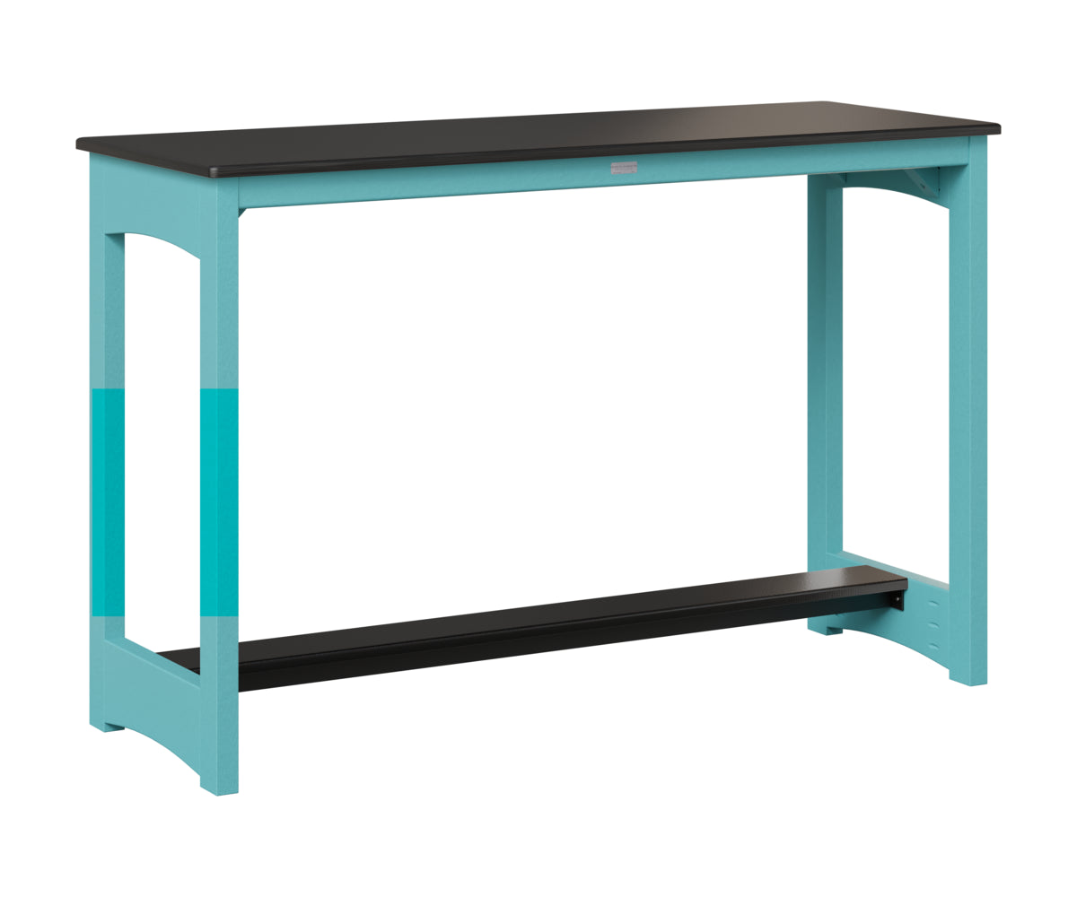 Balcony Table - Hammered Top - Poly Base - Bar Height