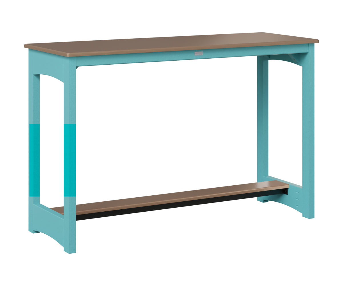 Balcony Table - Hammered Top - Poly Base - Bar Height
