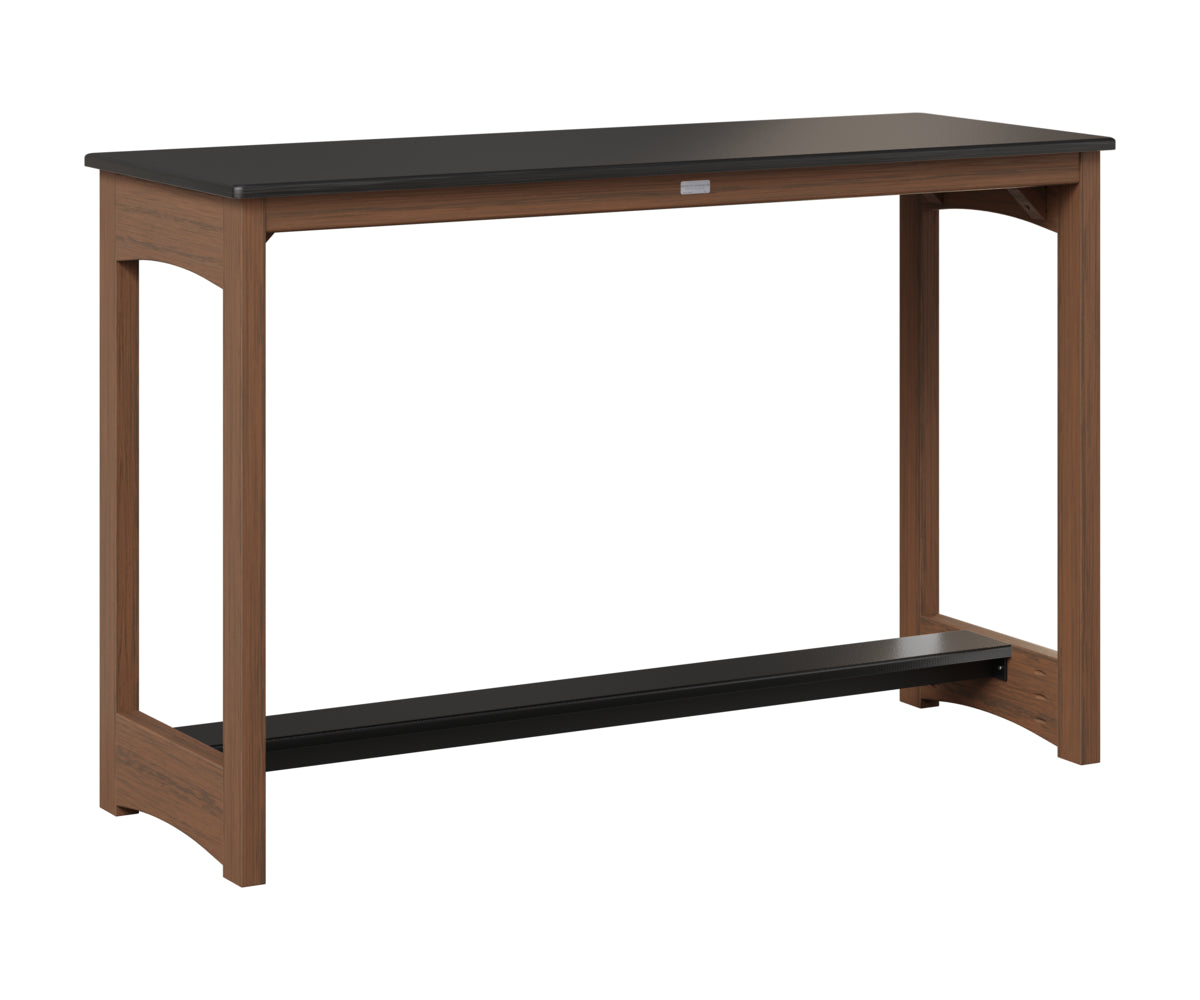 Balcony Table - Hammered Top - Poly Base - Bar Height