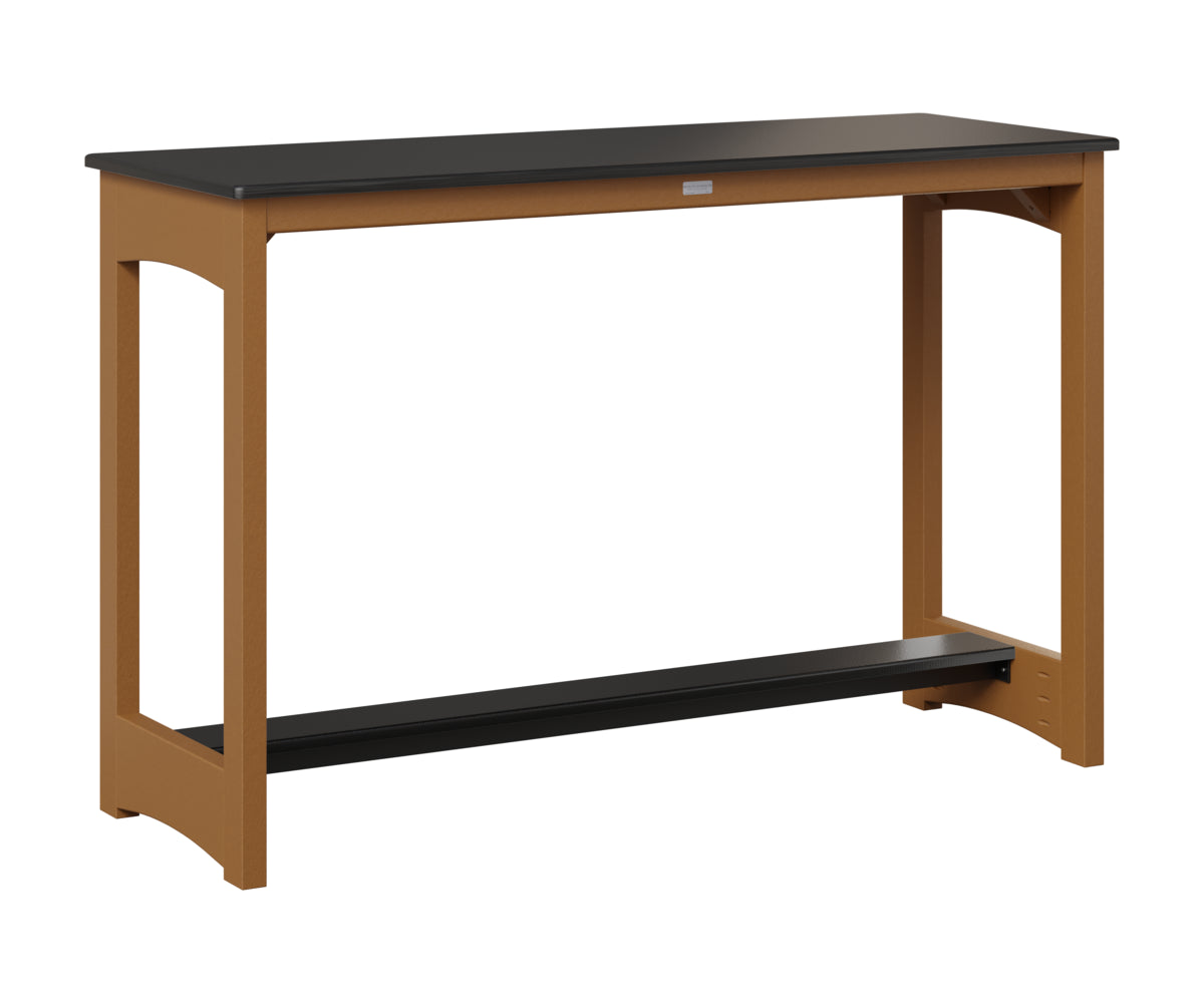 Balcony Table - Hammered Top - Poly Base - Bar Height