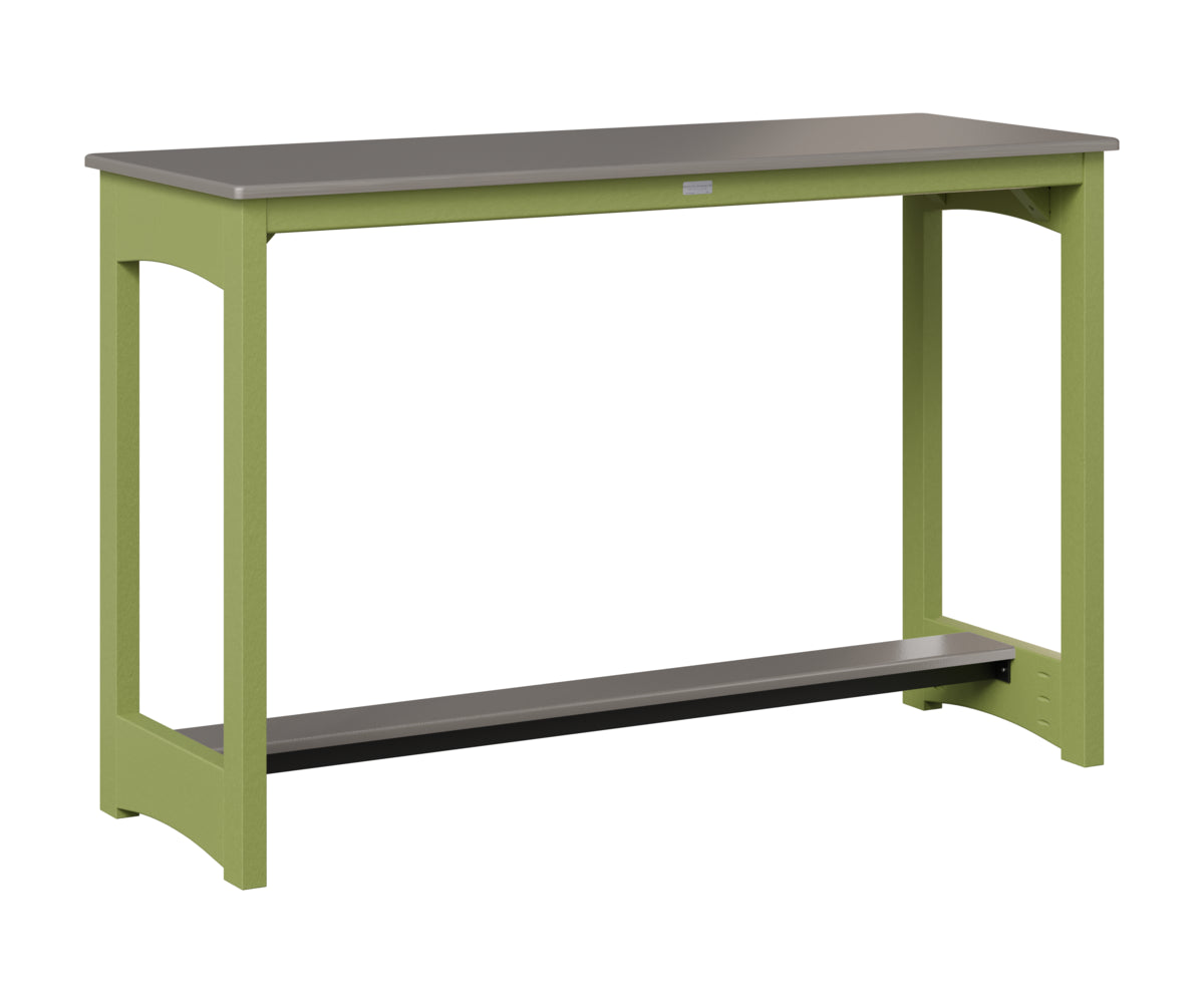 Balcony Table - Hammered Top - Poly Base - Bar Height