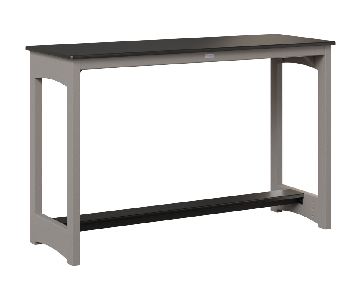 Balcony Table - Hammered Top - Poly Base - Bar Height