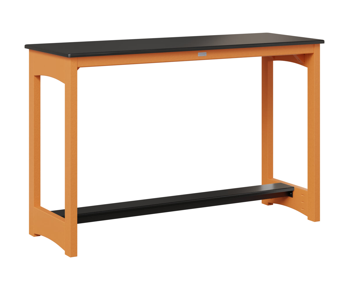 Balcony Table - Hammered Top - Poly Base - Bar Height