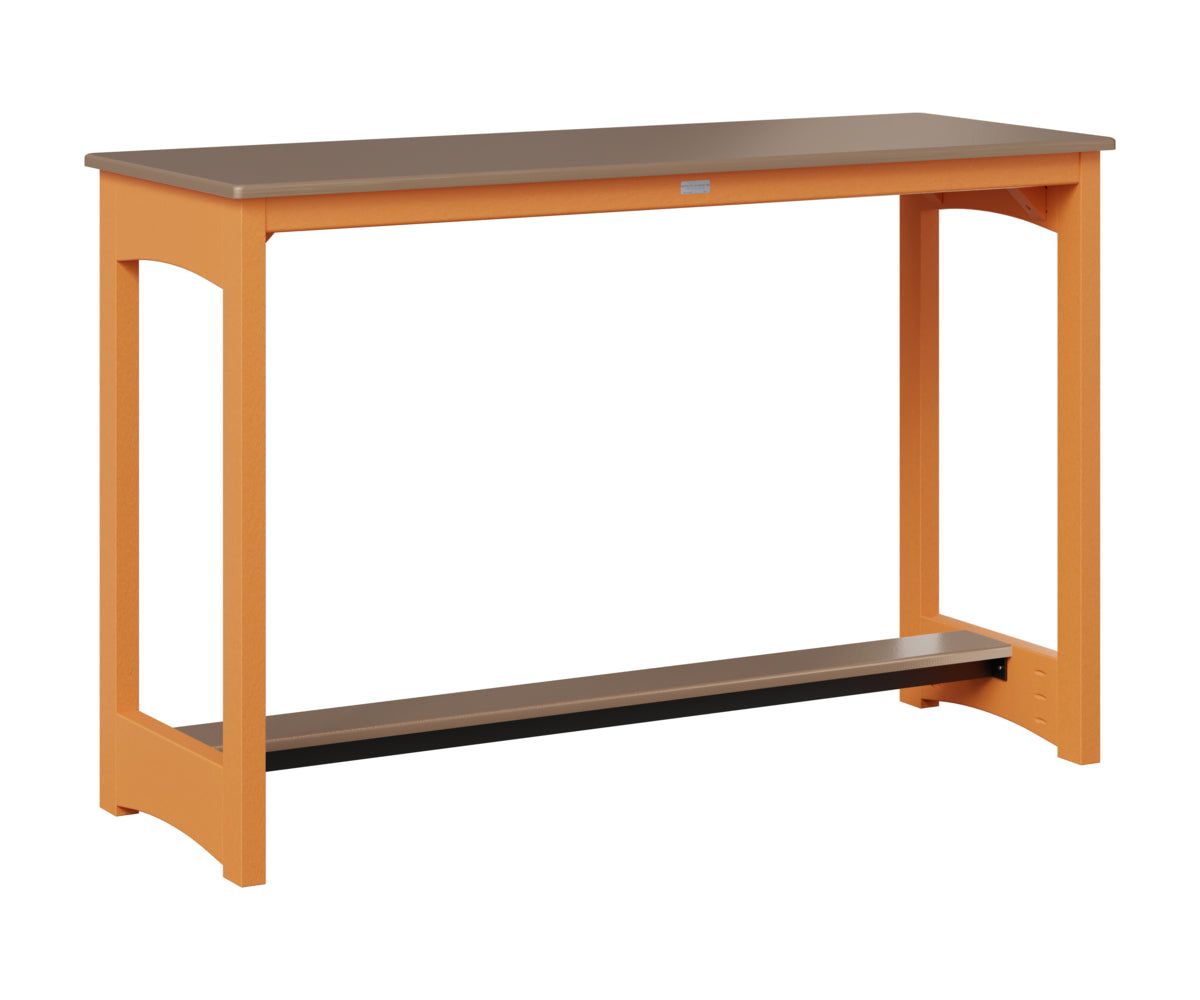 Balcony Table - Hammered Top - Poly Base - Bar Height