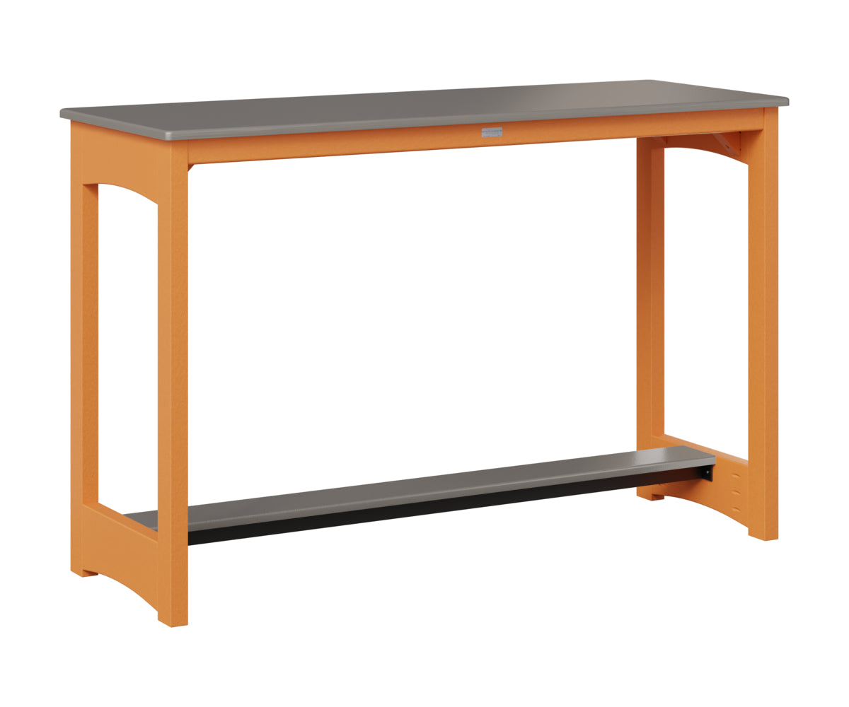 Balcony Table - Hammered Top - Poly Base - Bar Height