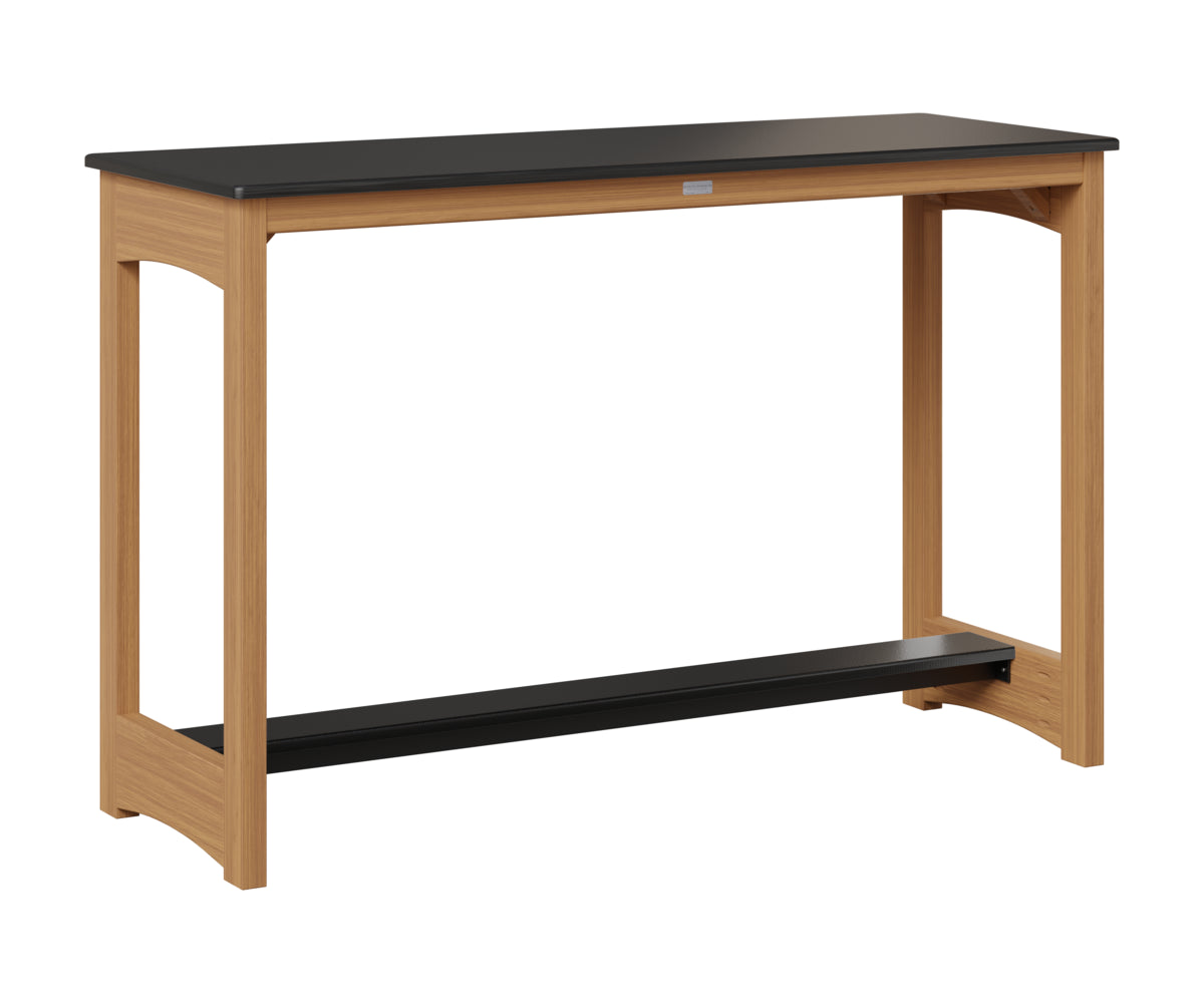 Balcony Table - Hammered Top - Poly Base - Bar Height