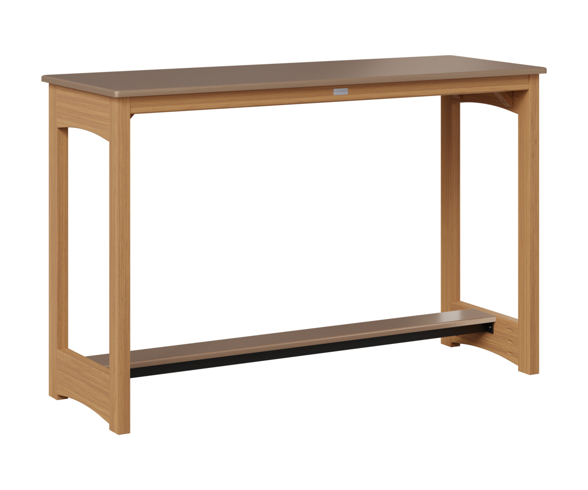 Balcony Table - Hammered Top - Poly Base - Bar Height