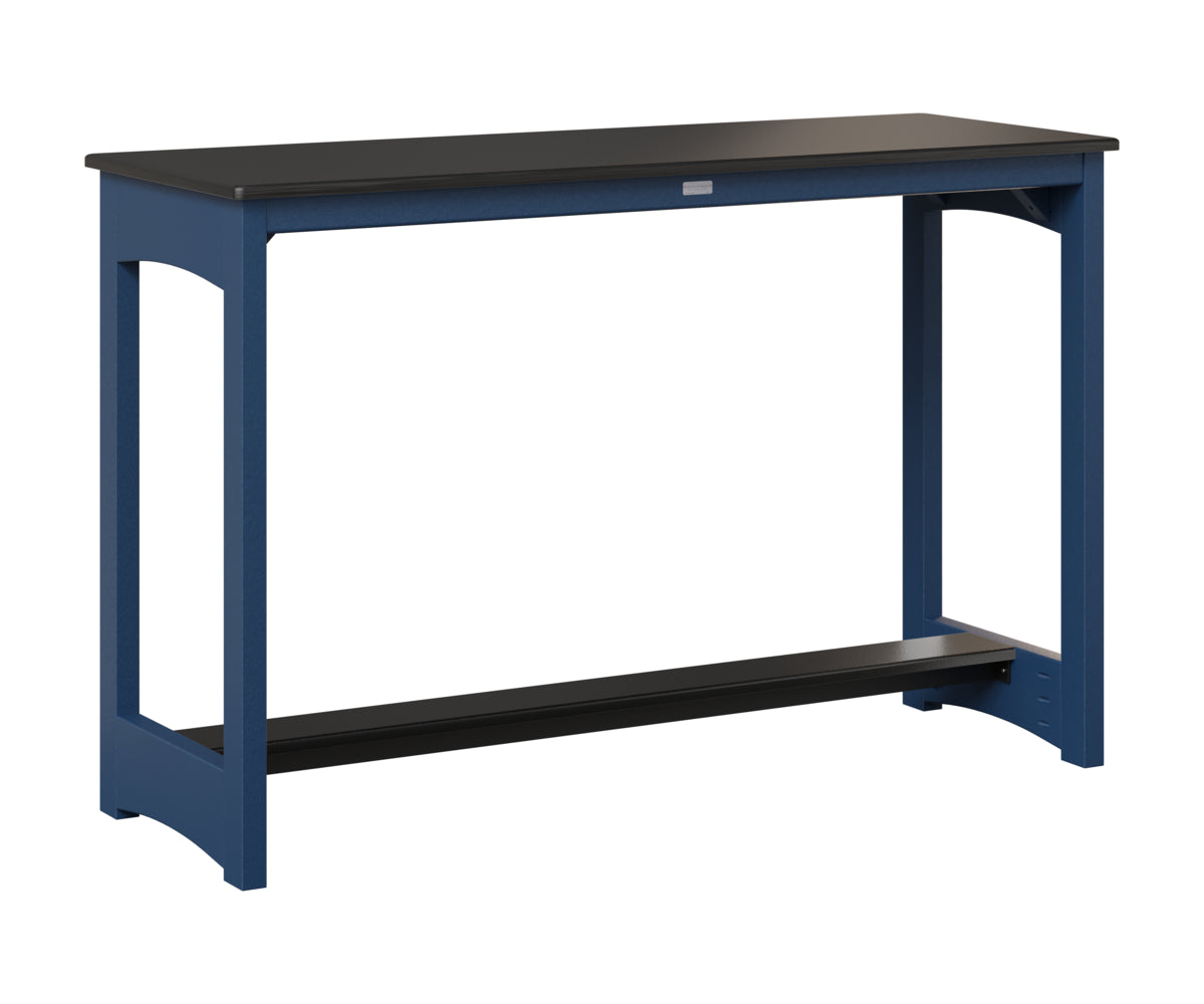 Balcony Table - Hammered Top - Poly Base - Bar Height