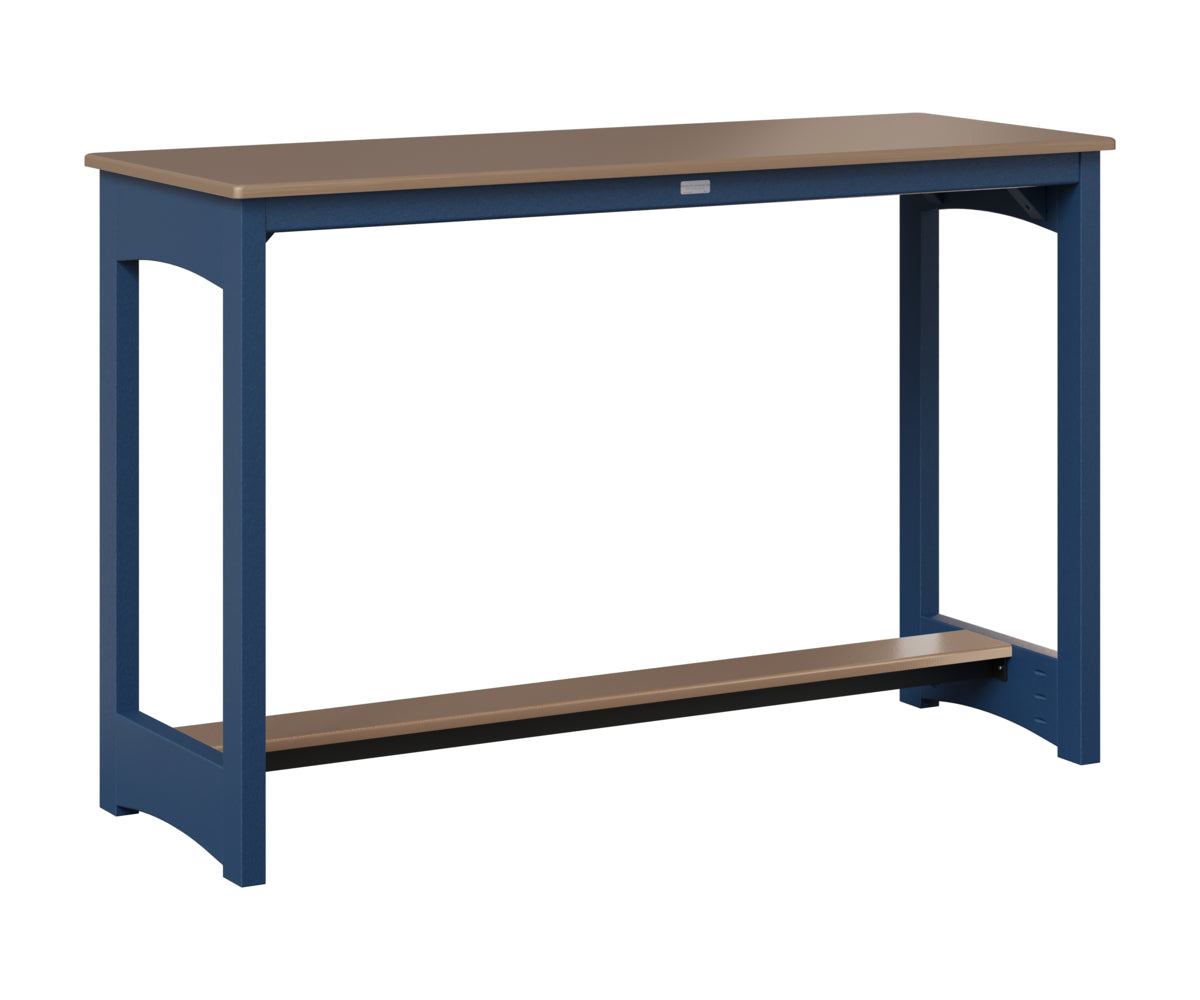 Balcony Table - Hammered Top - Poly Base - Bar Height