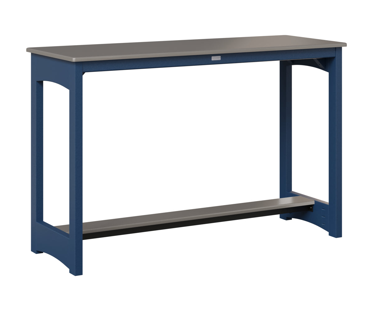 Balcony Table - Hammered Top - Poly Base - Bar Height