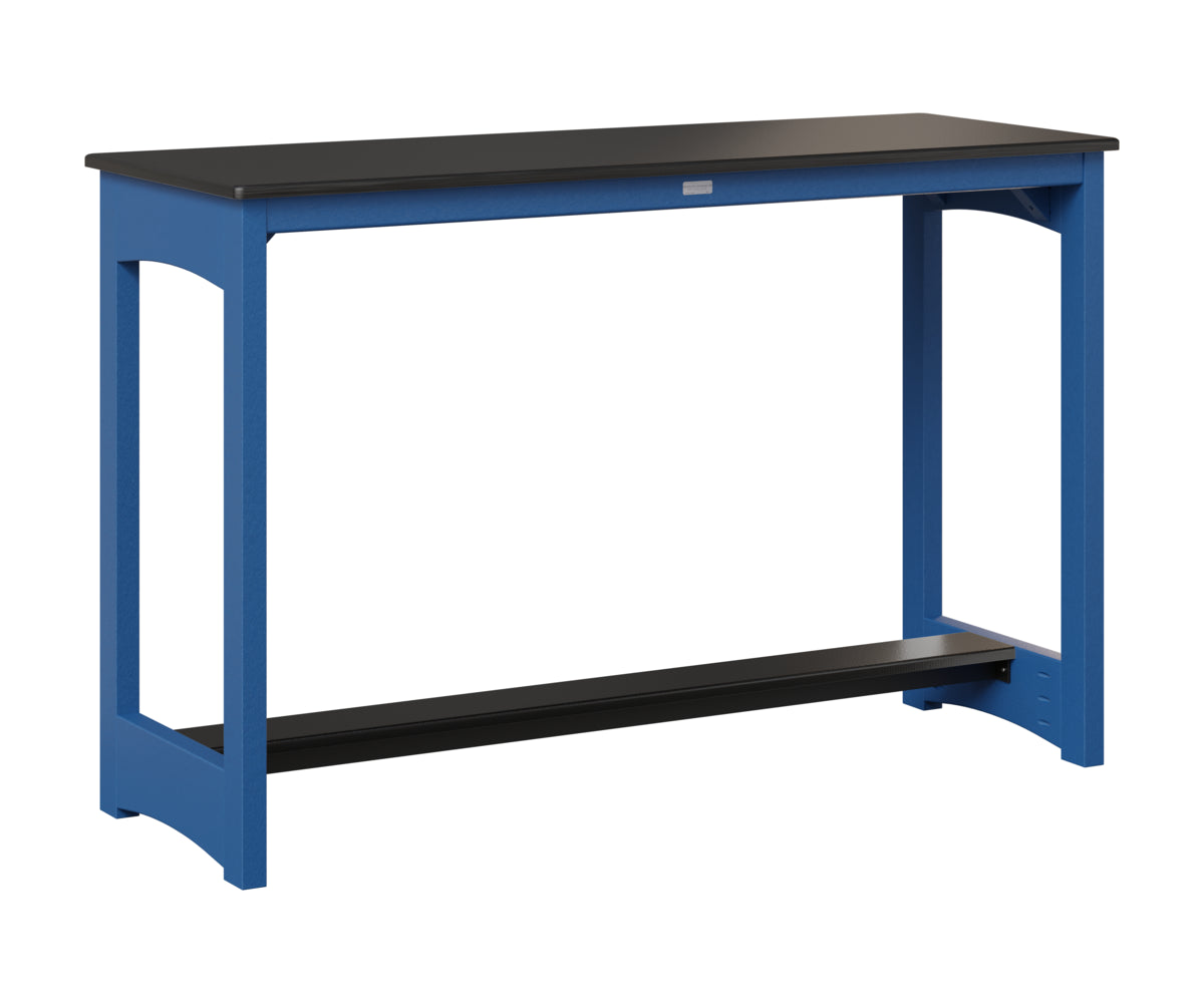 Balcony Table - Hammered Top - Poly Base - Bar Height