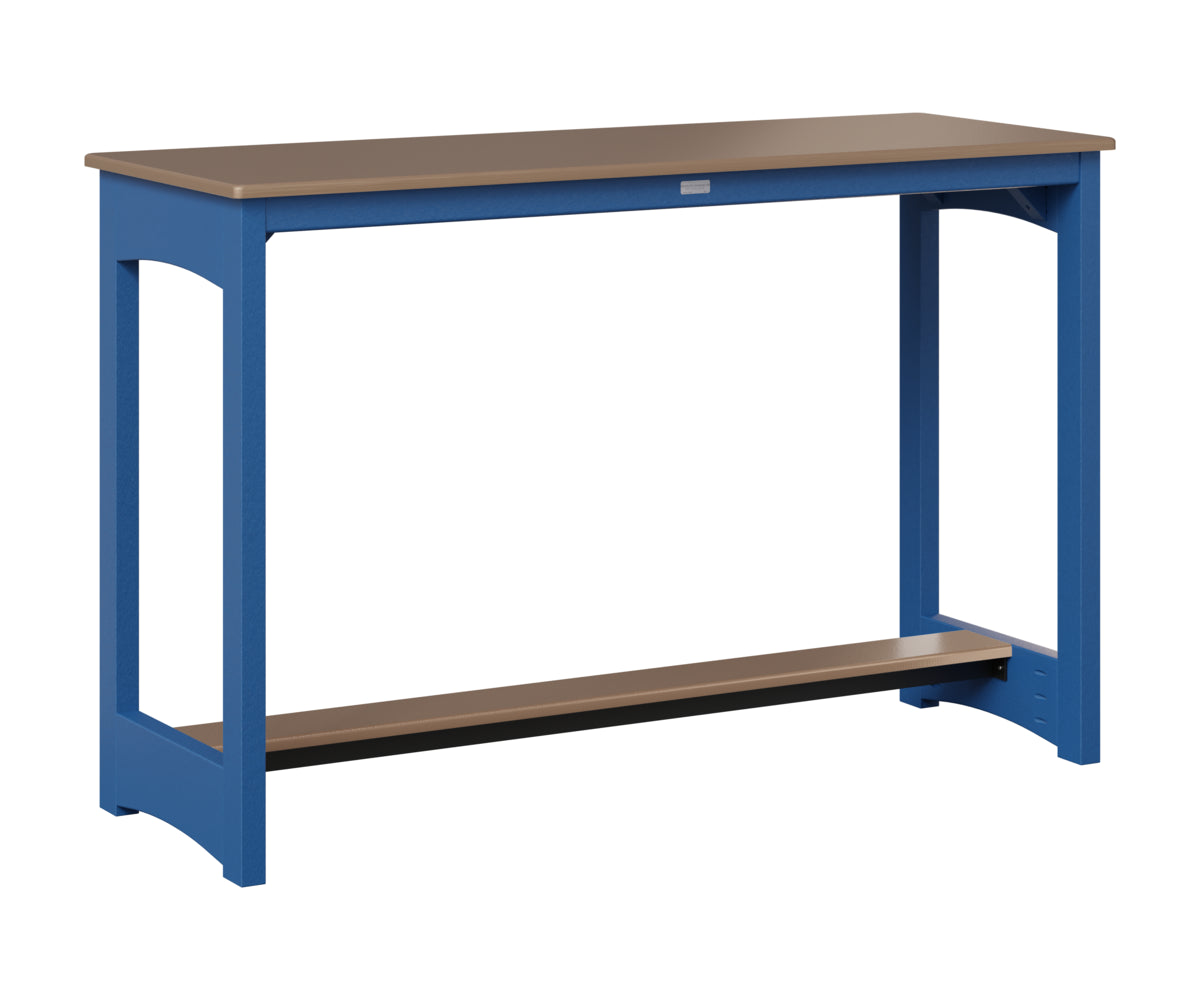 Balcony Table - Hammered Top - Poly Base - Bar Height